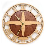 Pilatus PC-12<br>10-14 Inch Wooden Wall Clock